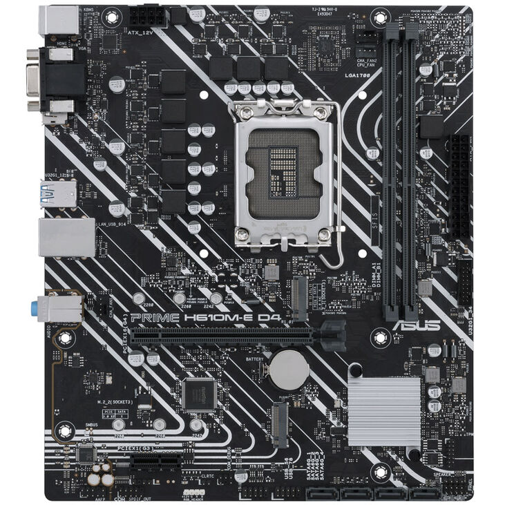 ASUS Prime H610M-E D4-CSM, Intel H610 Mainboard - Sockel 1700, DDR4 image number 2