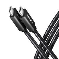 AXAGON BUCM32-CM05AB USB-C Extension Cable, USB 3.2, 240 W PD - 50 cm, Black
