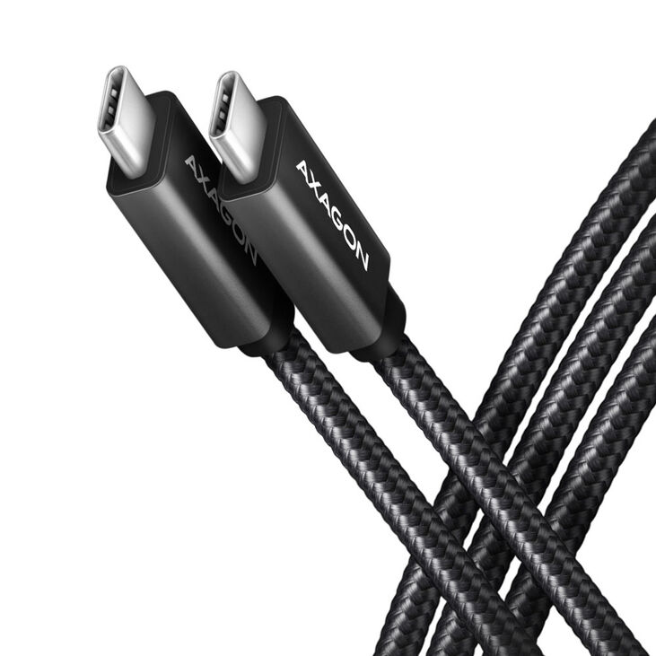 AXAGON BUCM32-CM05AB USB-C Extension Cable, USB 3.2, 240W PD - 50cm, black image number 0