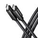 AXAGON BUCM32-CM05AB USB-C Extension Cable, USB 3.2, 240W PD - 50cm, black