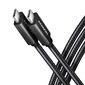 AXAGON BUCM32-CM05AB USB-C Extension Cable, USB 3.2, 240W PD - 50cm, black