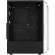 Aerocool Bionic v1 Midi-Tower, RGB, Tempered Glass - schwarz/wei&szlig; image number null