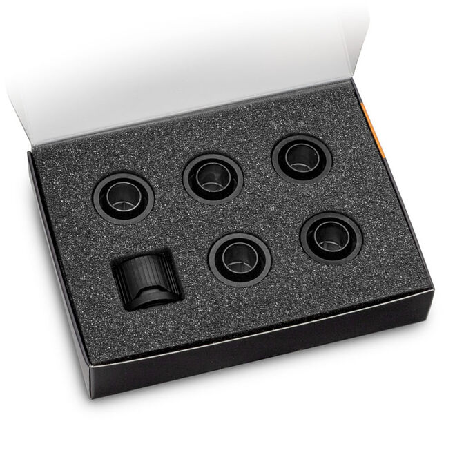 EK Water Blocks EK-Quantum Torque STC 10/16 - 6-pack, black image number 1