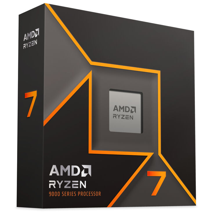 AMD Ryzen 7 9700X CPU, 8 Cores, 5.5 GHz, AM5 (Zen 5) - Boxed, without Cooler image number 6
