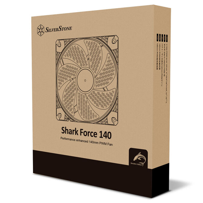 SilverStone Shark Force L&uuml;fter, 140 mm - schwarz image number 7