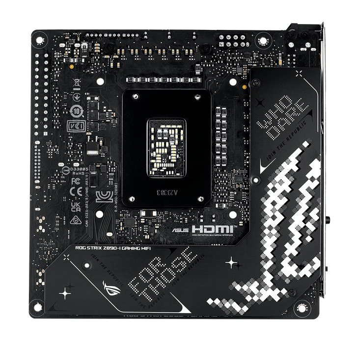 ASUS ROG Strix Z890-I Gaming WiFi Mainboard, Sockel LGA 1851, Intel Z890, Mini-ITX, DDR5 image number 10