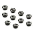 XSPC G1/4 inch Threaded Plug V2 - 10 Pack, Black Chrome image number null