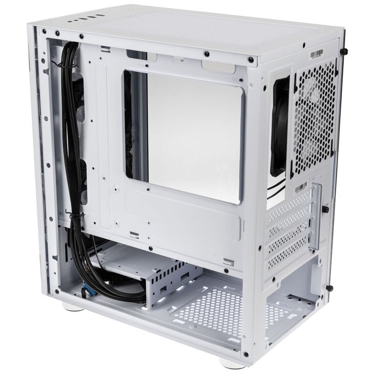 SilverStone Fara H1M Pro Micro-ATX Gehäuse, Tempered Glass - weiß image number 8