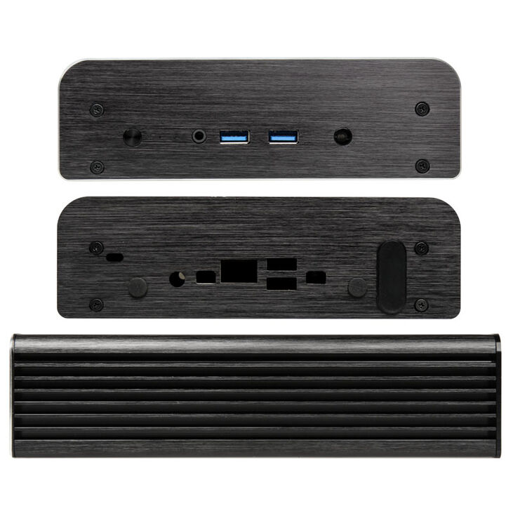 Akasa Newton S UCFF-Gehäuse (Intel NUC), 65W Netzteil, OEM - schwarz image number 2