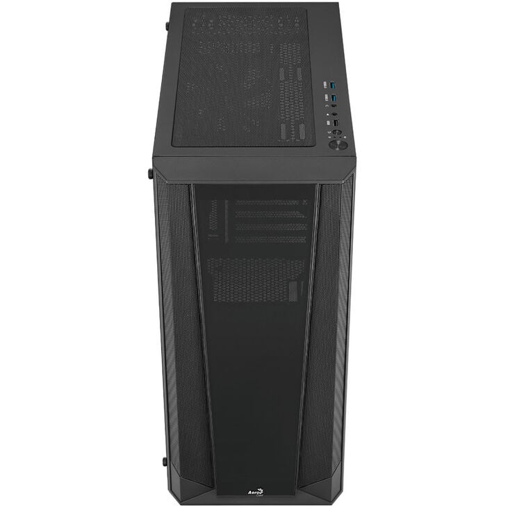 Aerocool Prism Midi-Tower, Tempered Glass - schwarz image number 3
