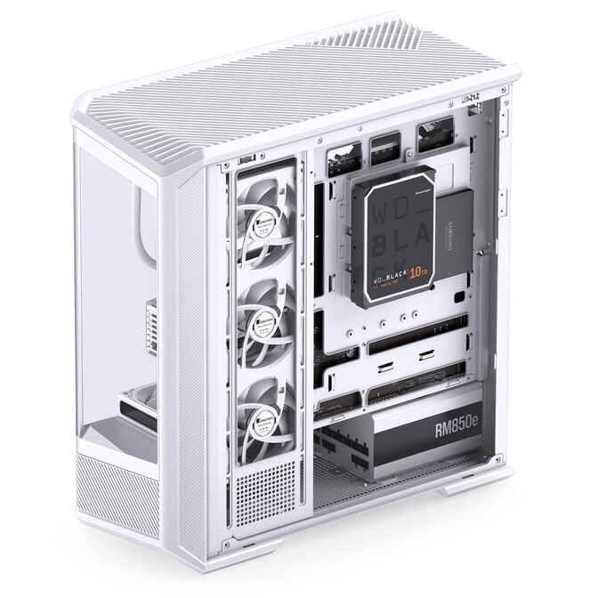 Jonsbo D400 PC-Geh&auml;use, Midi Tower, ATX, Tempered Glass - wei&szlig; image number 10