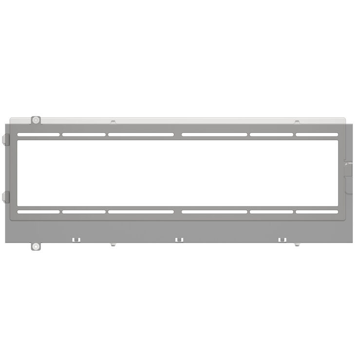 HAVN HS 420 Fan Brackets for 360 mm Radiators - white image number 2