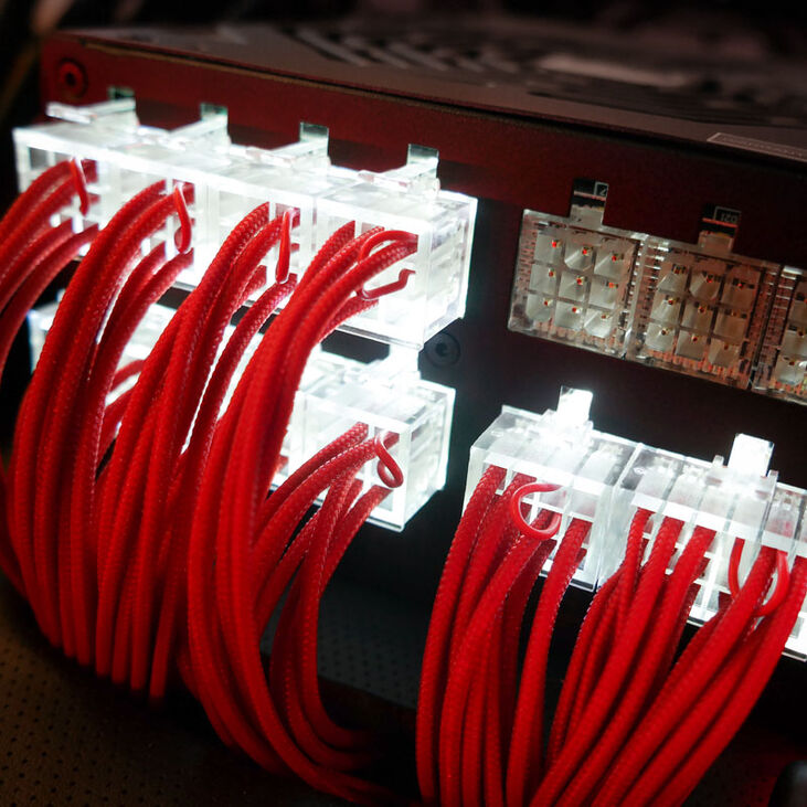 Super Flower Sleeve Cable Kit - green image number 4