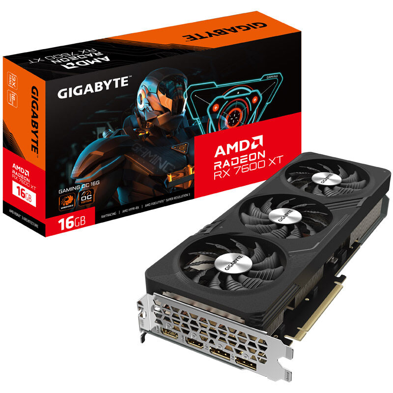 GIGABYTE Radeon RX 7600 XT Gaming OC 16384 MB GDDR6