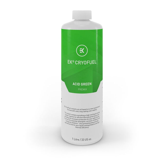 EK Water Blocks EK-CryoFuel Premix, Acid Green - 1000ml image number 0