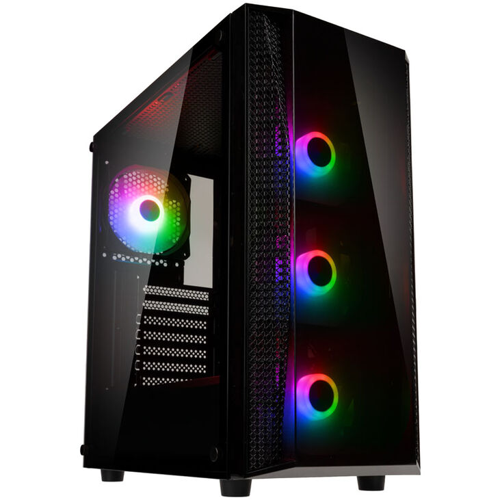 SilverStone Fara B1 Pro Midi-Tower, ARGB, Tempered Glass - schwarz image number 0