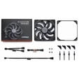 Noctua NF-A14X25 G2 PWM chromax.black L&uuml;fter, LCP - schwarz, 140mm image number null