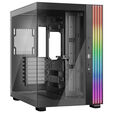 be quiet! Light Base 600 DX PC Case, Mid Tower, Tempered Glass, ARGB - black image number null