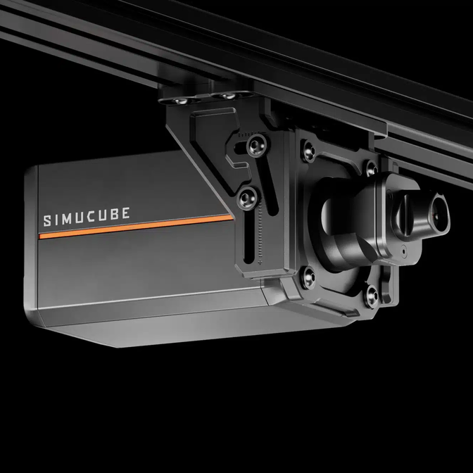 Simucube Wheelbase Mount v2 Bracket, -24 to +20 degrees tilt, Aluminium - Black image number 1