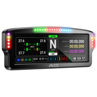 Ascher Racing Dashboard, 7,85&rdquo; Zoll LCD-Touchscreen, 26 RGB-LEDs - schwarz