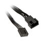 Kolink 4-Pin PWM Verlängerung 60 cm - schwarz