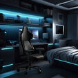 ThunderX3 CORE Racer Ergonomischer Gaming Stuhl - schwarz image number null