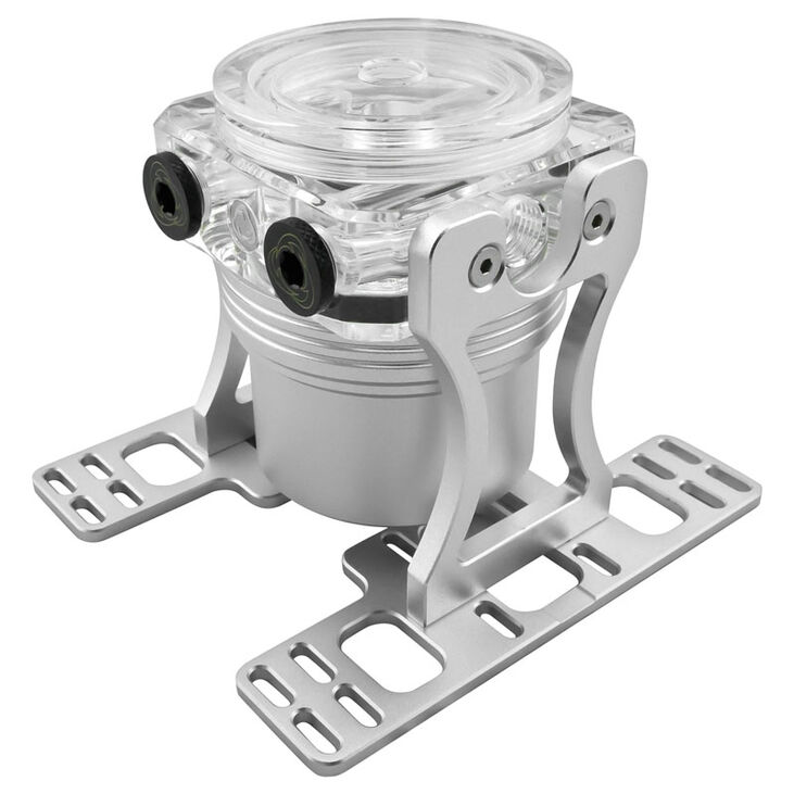 Singularity Computers Protium Vertical Mount for pumps und reservoirs - silver image number 4