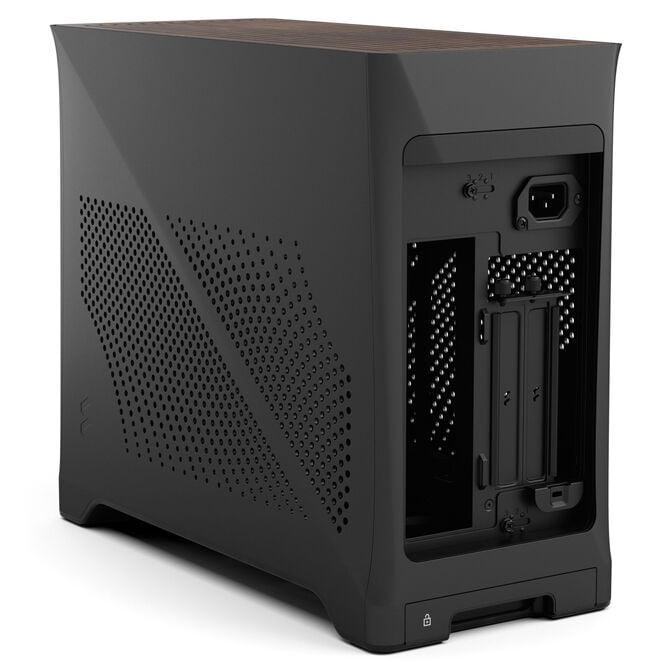 Fractal Design Era 2 Mini-ITX Case, Walnut Wood Panel &ndash; Grey image number 10