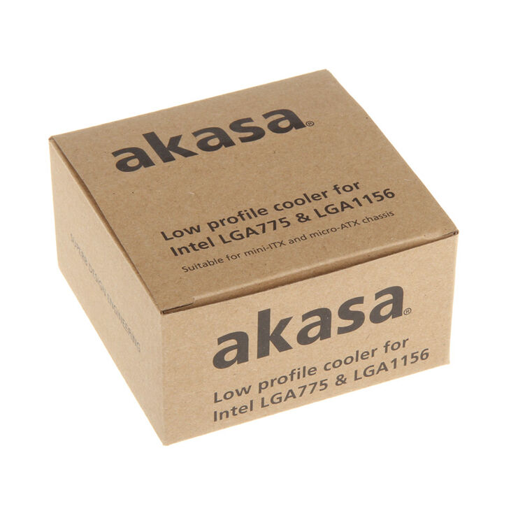 Akasa AK-CC7122BP01 Low Profile CPU-Kühler - 74mm image number 4
