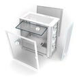Montech AIR 100 ARGB, Micro-ATX, Tempered Glass - white image number null