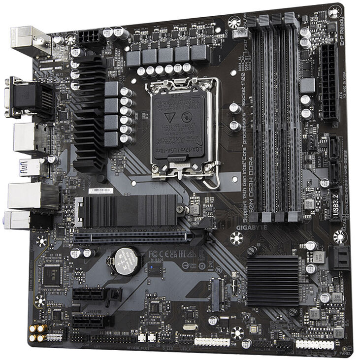 GIGABYTE B760M DS3H DDR4, Socket LGA 1700, Intel B760M, Micro-ATX - DDR4 image number 4