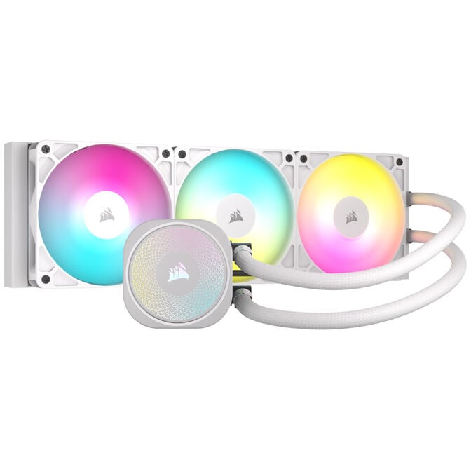 Corsair Nautilus RS 360 ARGB Komplett-Wasserk&uuml;hlung - 360mm, wei&szlig; image number 0