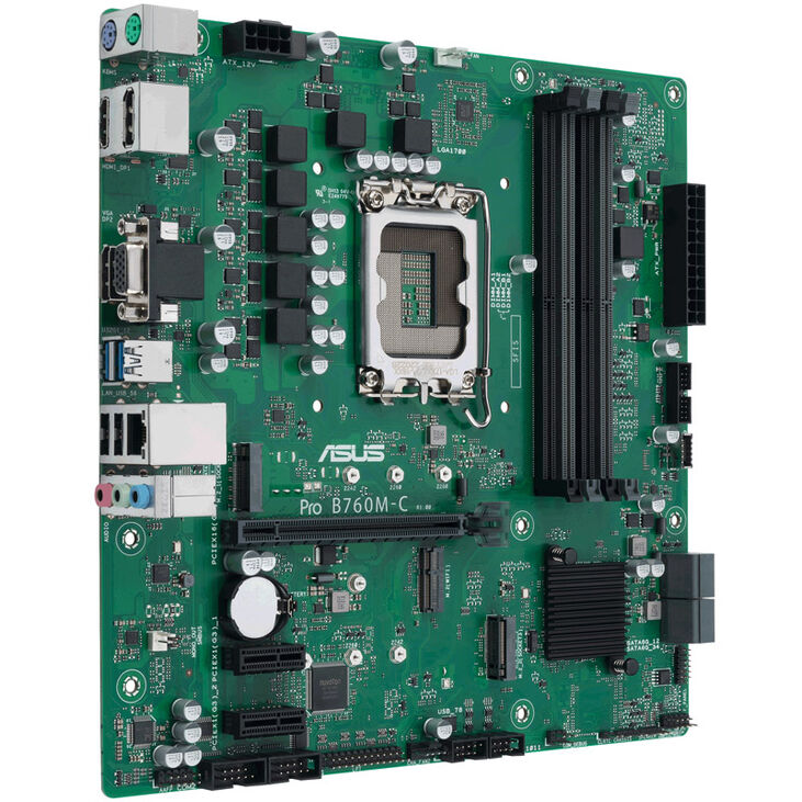 ASUS PRO B760M-C-CSM, Intel B760 Mainboard, Sockel 1700, DDR5 image number 5