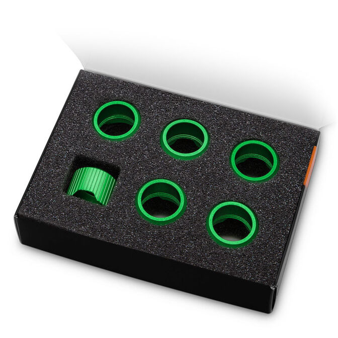 EK Water Blocks EK-Quantum Torque Compression Ring, 6er-Pack, STC 16 - gr&uuml;n image number 2