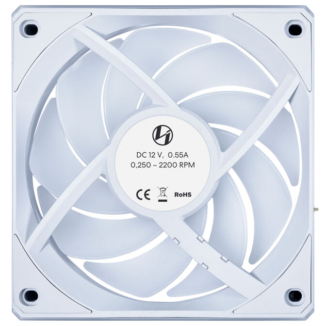 Lian Li UNI FAN CL Wireless L&uuml;fter, 3er-Pack - 120mm, wei&szlig; image number 6