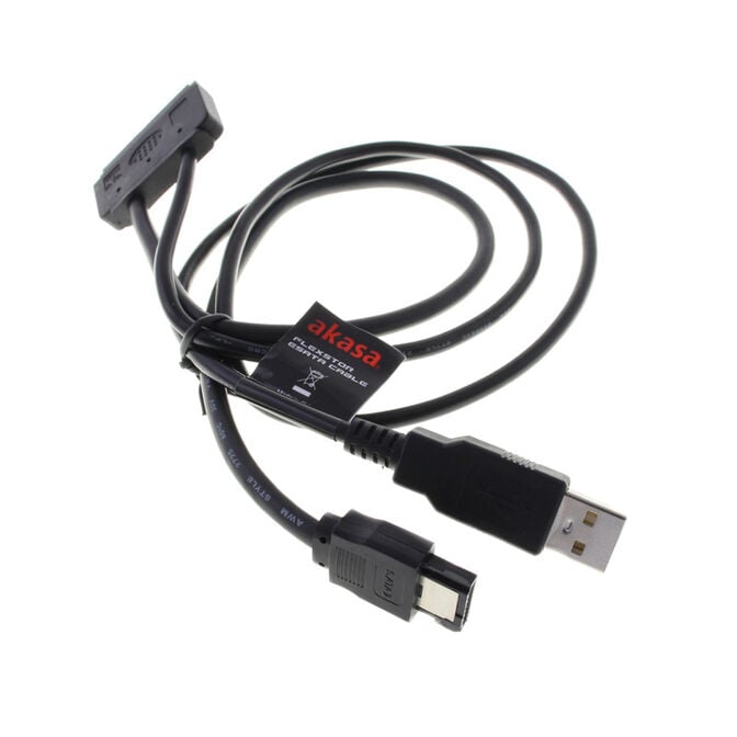 Akasa Flexstor eSATA-Kabel f&uuml;r 2,5-Zoll-SATA-HDD und -SSD image number 1
