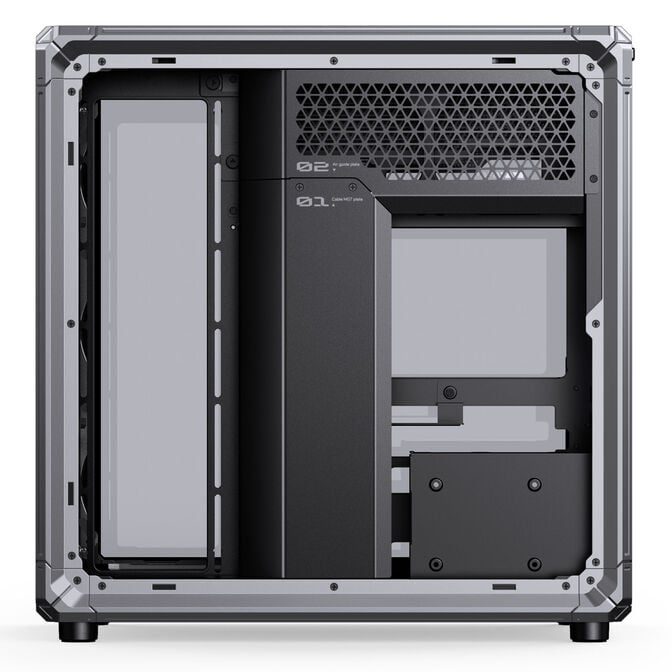 Jonsbo X400 PC-Geh&auml;use, Midi-Tower, ATX, Tempered Glass - grau image number 5