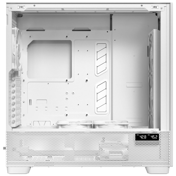 Antec Flux Pro PC Case, full tower, E-ATX, tempered glass &ndash; white image number 11