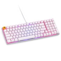 Glorious GMMK 2 Full-Size Tastatur - Fox Switches, US-Layout, wei&szlig;