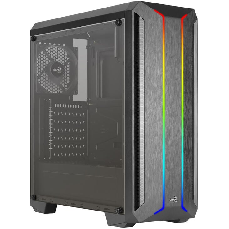 Aerocool Skyline ARGB V1 Mid Tower, acrylic glass - Black image number 8