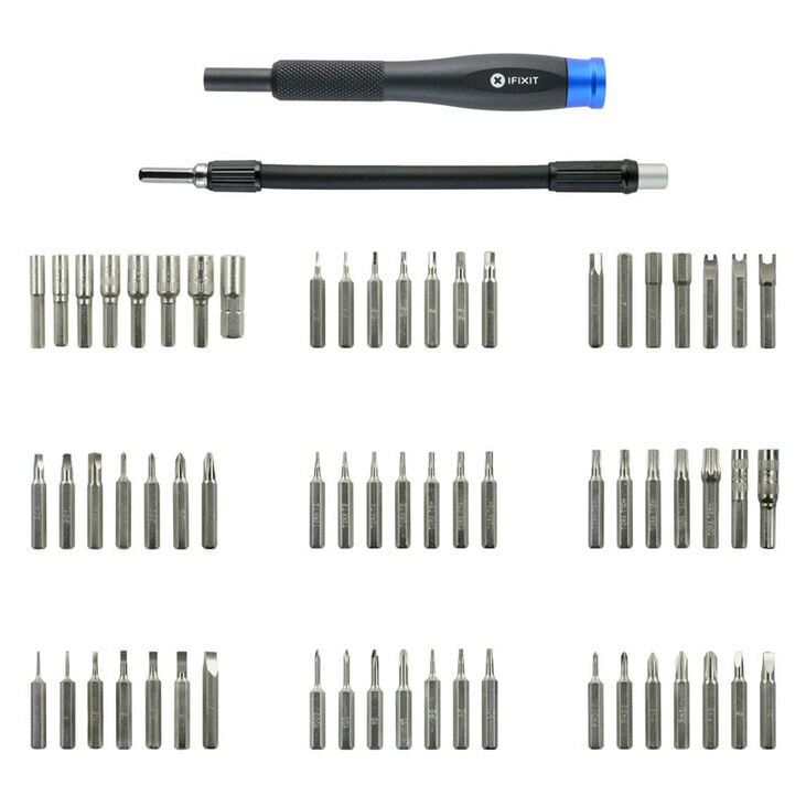 iFixit Mako 64 Bit Driver Kit, Schraubendreher + 64 Bits image number 1