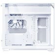 Lian Li O11 Vision-M PC Case, Micro-ATX, Tempered Glass - White image number null