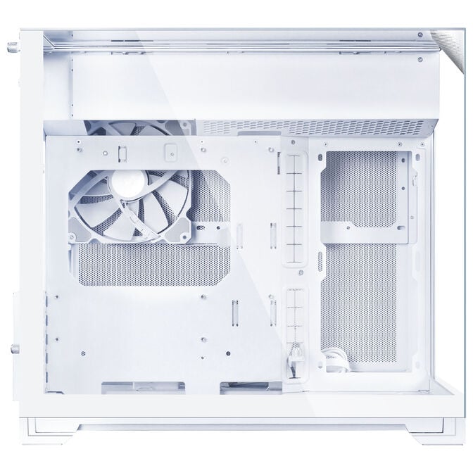 Lian Li O11 Vision-M PC Case, Micro-ATX, Tempered Glass - White image number 4