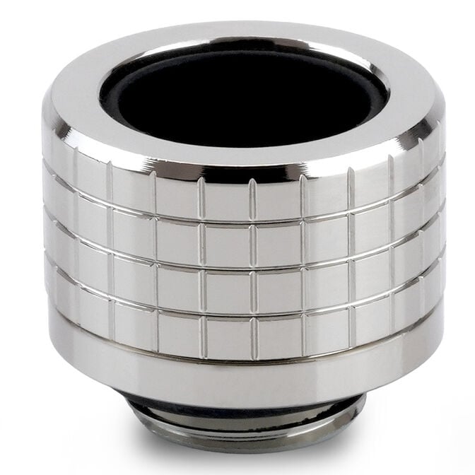 Thermal Grizzly DeltaMate Compression Fitting, Brass - Gloss Nickel, HT14 image number 0