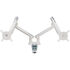 Alterzone Arm Duo USB Aluminium Monitorhalterung - weiß, 2x USB-Typ-A image number null