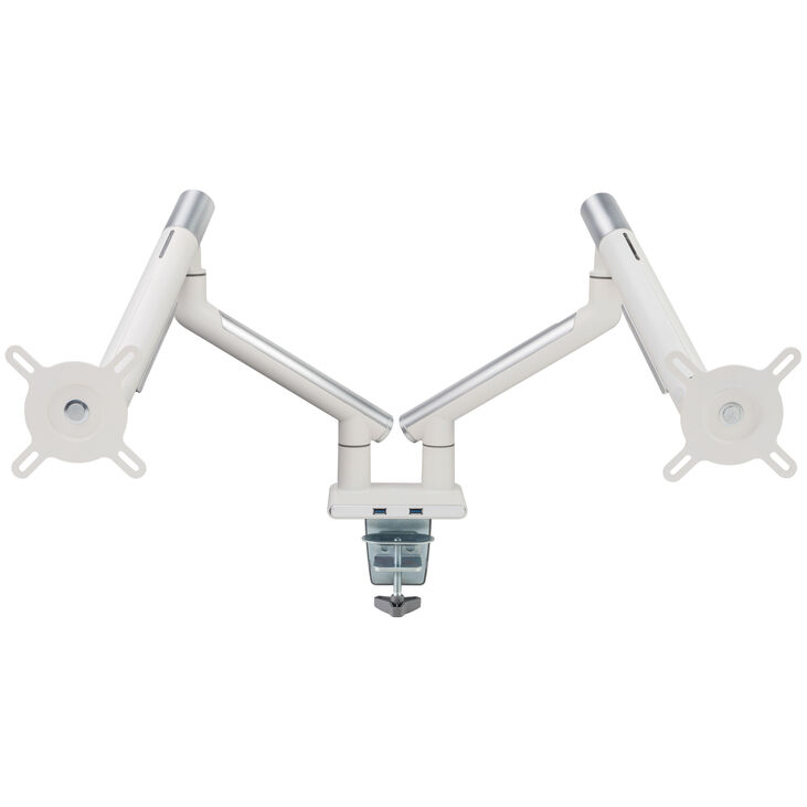 Alterzone Arm Duo USB Aluminium Monitorhalterung - weiß, 2x USB-Typ-A image number 11