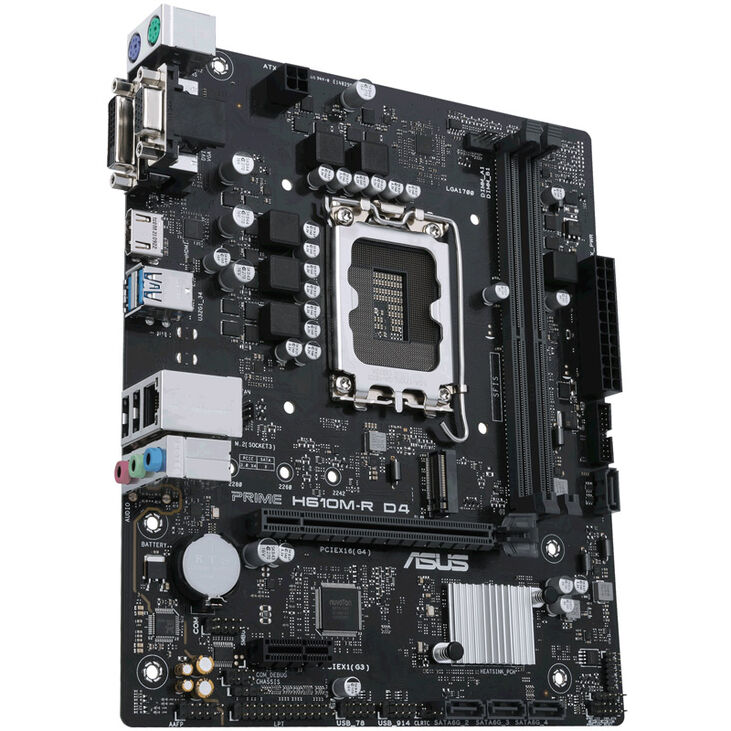 ASUS Prime H610M-R D4-SI, Intel H610 Mainboard, Sockel 1700, DDR4 image number 4