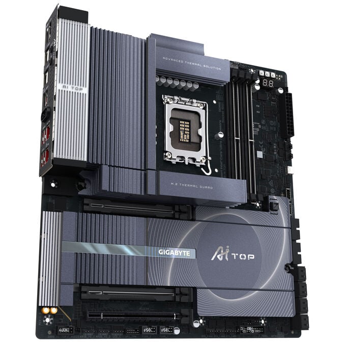 GIGABYTE Z890 AI Top Mainboard, Sockel LGA 1851, Intel Z890, E-ATX, DDR5 image number 1