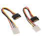 Akasa SATA to Molex Adapter Cable - 2 Pieces