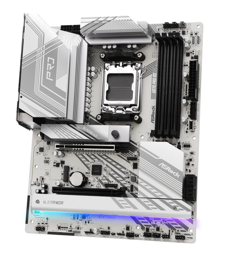 ASRock X870 Pro RS Mainboard, Sockel AM5, AMD X870, ATX, DDR5 image number 2